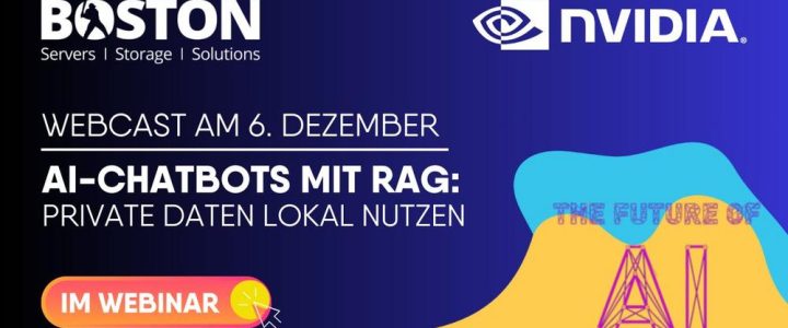 Mit RAG und NVIDIA zu sicheren Chatbots: Private Daten lokal nutzen (Webinar | Online)