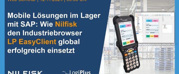 Web-Seminar: Einsatz des Industriebrowsers LP EasyClient bei Nilfisk (Webinar | Online)