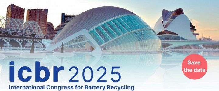 International Congress for Battery Recycling ICBR 2025 (Kongress | Valencia)