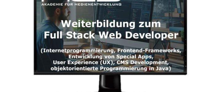 Full Stack Web Developer: 100 % Förderung durch Bildungsgutschein (Schulung | Berlin)