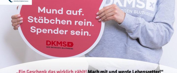 Terminmitteilung zur DKMS-Registrierungsaktion auf dem Campus der Hochschule Worms (Sonstiges | Worms)