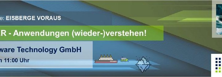 Webinar Teil 2: ‚EISBERGE VORAUS: DISCOVER – Anwendungen (wieder-)verstehen!‘ (Webinar | Online)