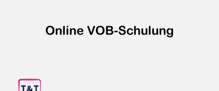 dreistündige Online-VOB/B-Schulung (Vortrag | Online)