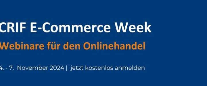 CRIF E-Commerce Week (Webinar | Online)