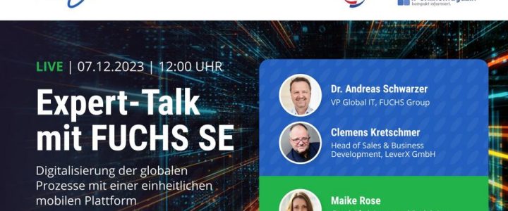 Expert-Talk mit FUCHS SE (Unterhaltung / Freizeit | Online)