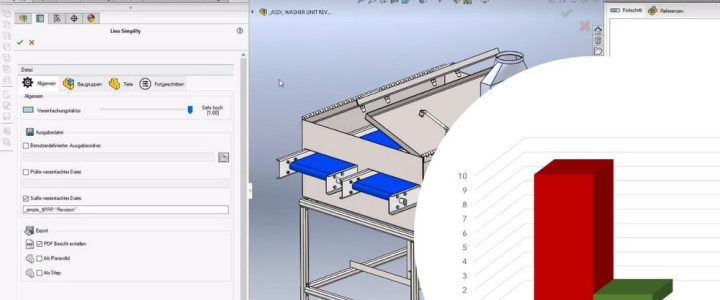 Lino® Simplify – Solidworks®-Baugruppen automatisiert vereinfachen (Webinar | Online)