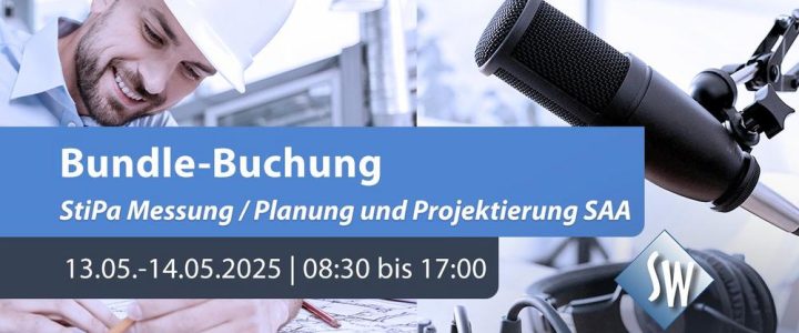 Bundle-Buchung StiPa Messung / Planung & Projektierung von Sprachalarmanlagen (Schulung | Online)