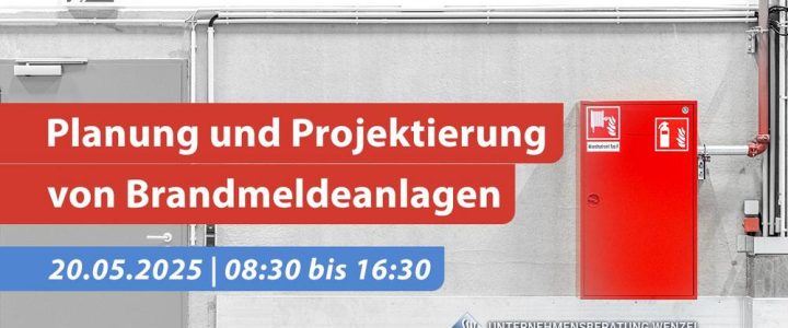 Konzept, Planung & Projektierung von Brandmeldeanlagen im Neubau und Bestand (Schulung | Online)