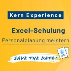 Tabellenkönig: Personalplanung mit Excel (Schulung | Online)