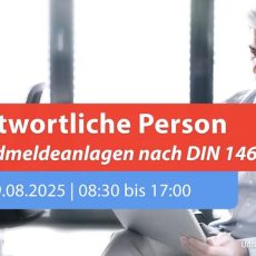 Verantwortliche Person für Brandmeldeanlagen nach DIN 14675 (Schulung | Online)