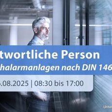 Verantwortliche Person für Sprachalarmanlagen nach DIN 14675 (Schulung | Online)