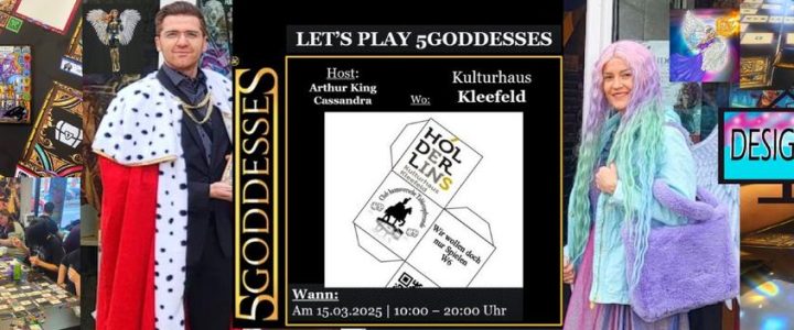 5 Goddesses beim „Wir wollen doch nur spielen Vol. 6“ im Kulturhaus Kleefeld am 15.03.2025 (Unterhaltung / Freizeit | Hannover)